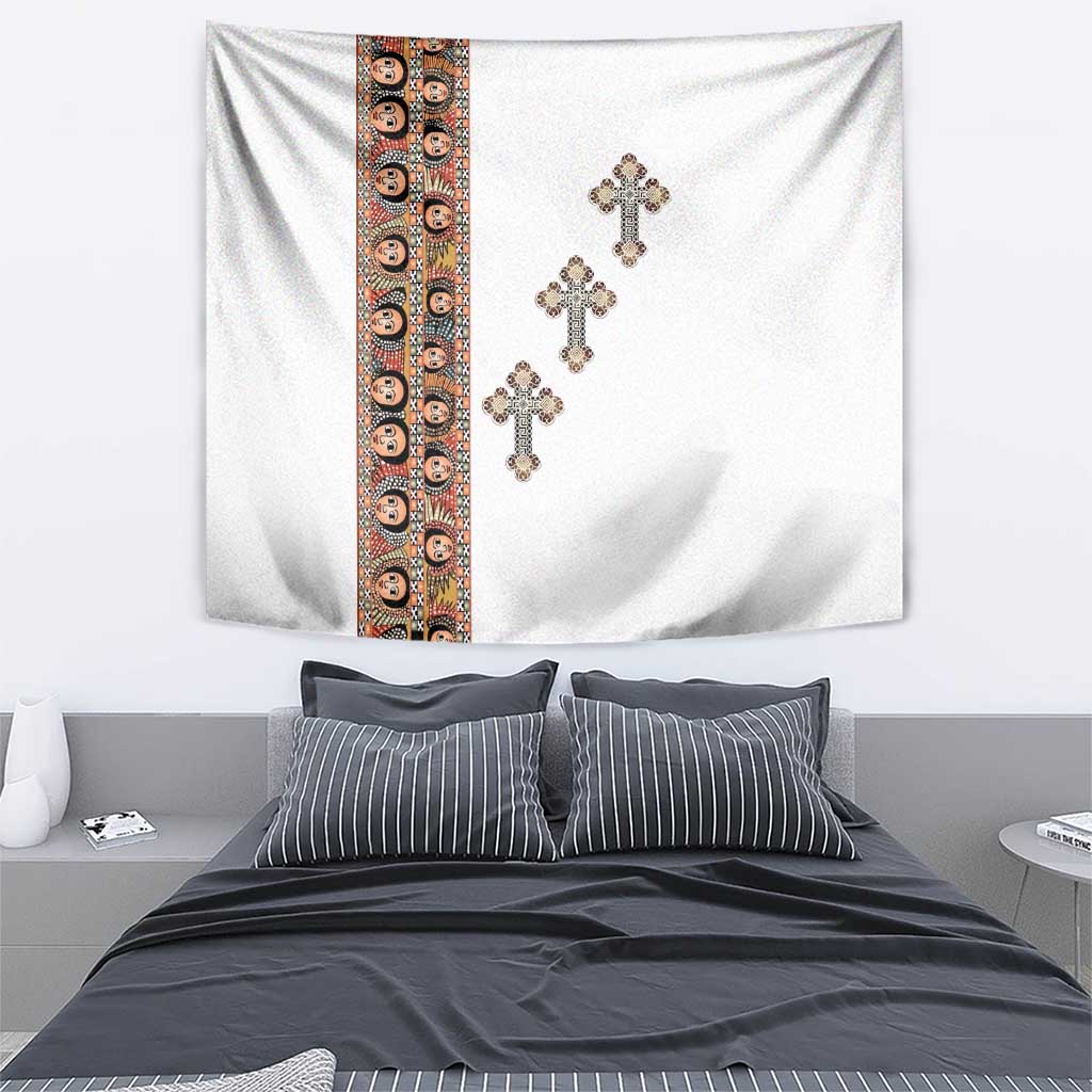 Ethiopia Angels Tilet Tapestry Ethiopian Cross