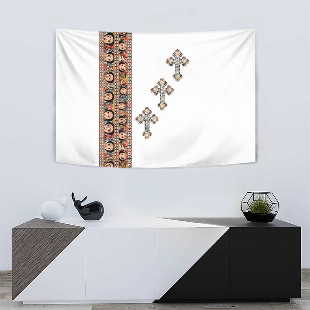 Ethiopia Angels Tilet Tapestry Ethiopian Cross