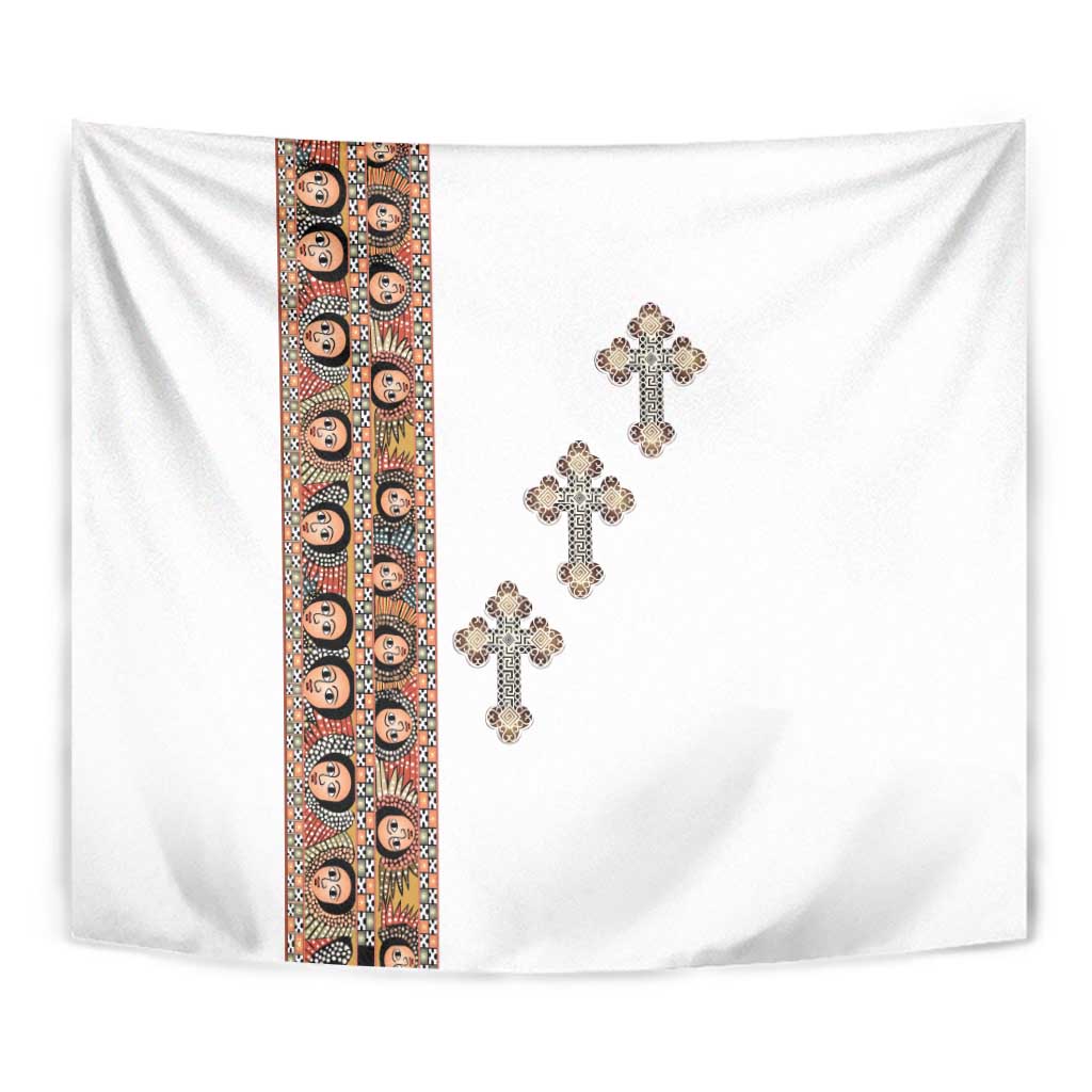 Ethiopia Angels Tilet Tapestry Ethiopian Cross