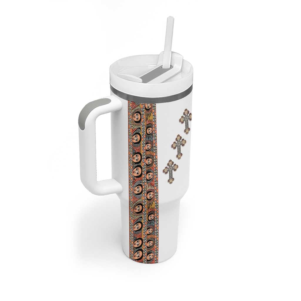 Ethiopia Angels Tilet Tumbler With Handle Ethiopian Cross