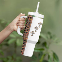 Ethiopia Angels Tilet Tumbler With Handle Ethiopian Cross