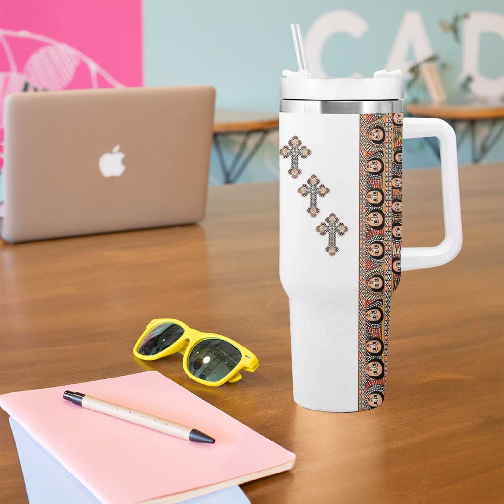 Ethiopia Angels Tilet Tumbler With Handle Ethiopian Cross