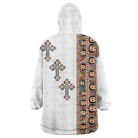 Ethiopia Angels Tilet Wearable Blanket Hoodie Ethiopian Cross