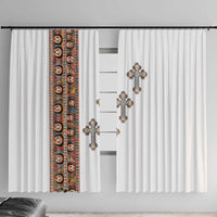 Ethiopia Angels Tilet Window Curtain Ethiopian Cross