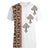 Ethiopia Angels Tilet Women V-Neck T-Shirt Ethiopian Cross