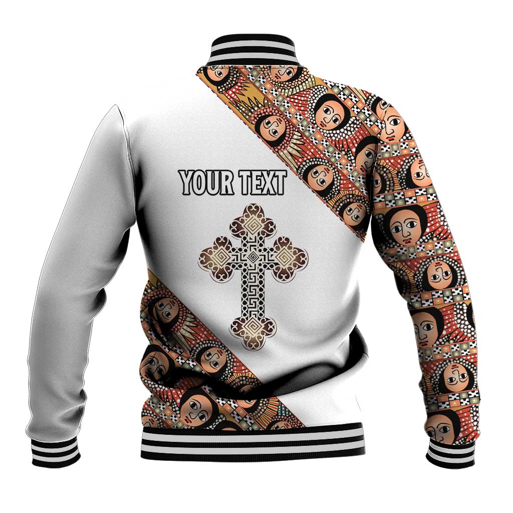 Personalized Ethiopian Orthodox Church Angel Baseball Jacket