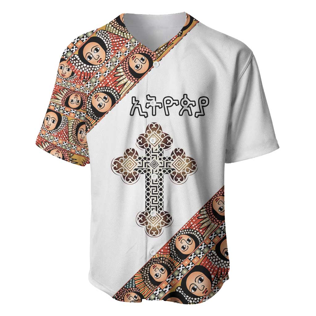 Personalized Ethiopian Orthodox Church Angel Baseball Jersey