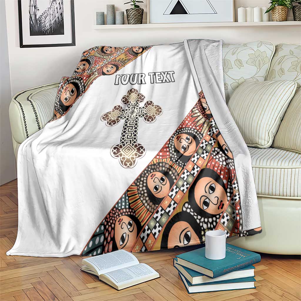 Personalized Ethiopian Orthodox Church Angel Blanket