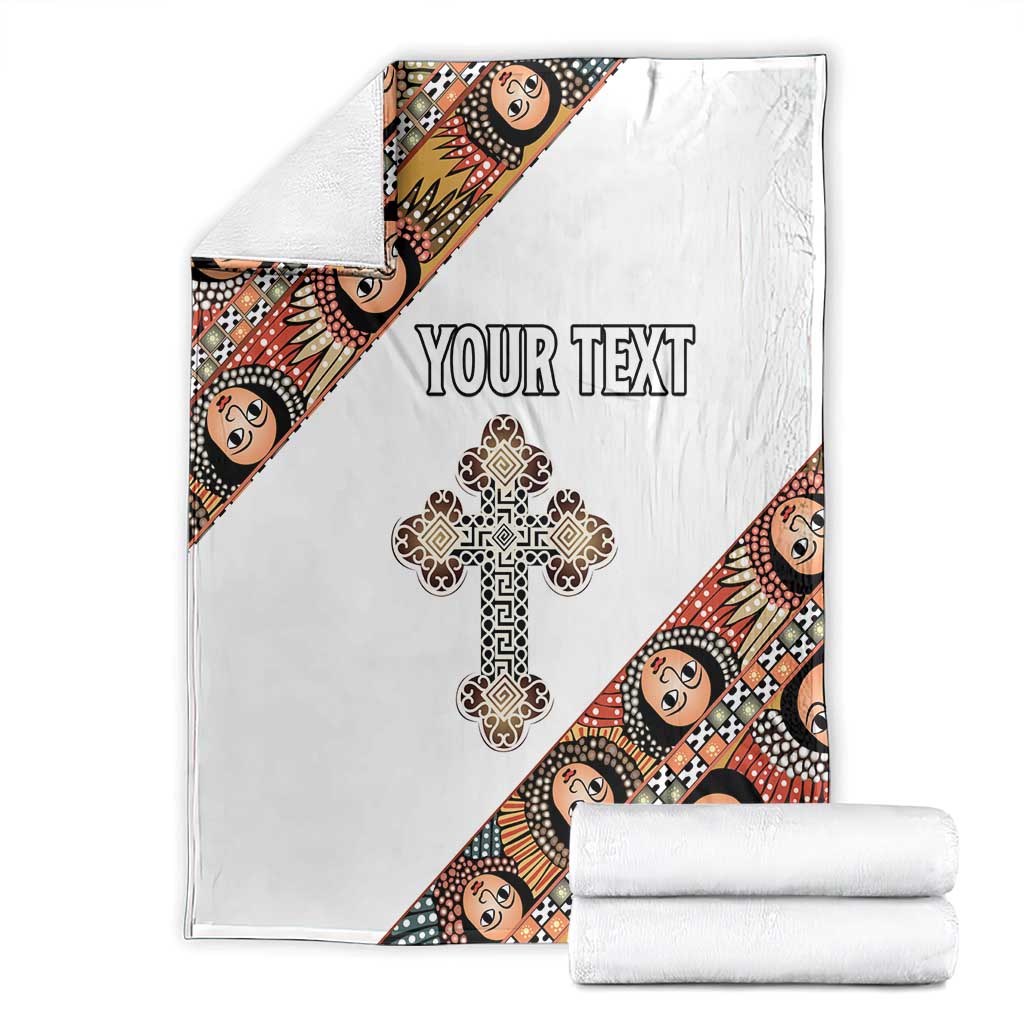 Personalized Ethiopian Orthodox Church Angel Blanket
