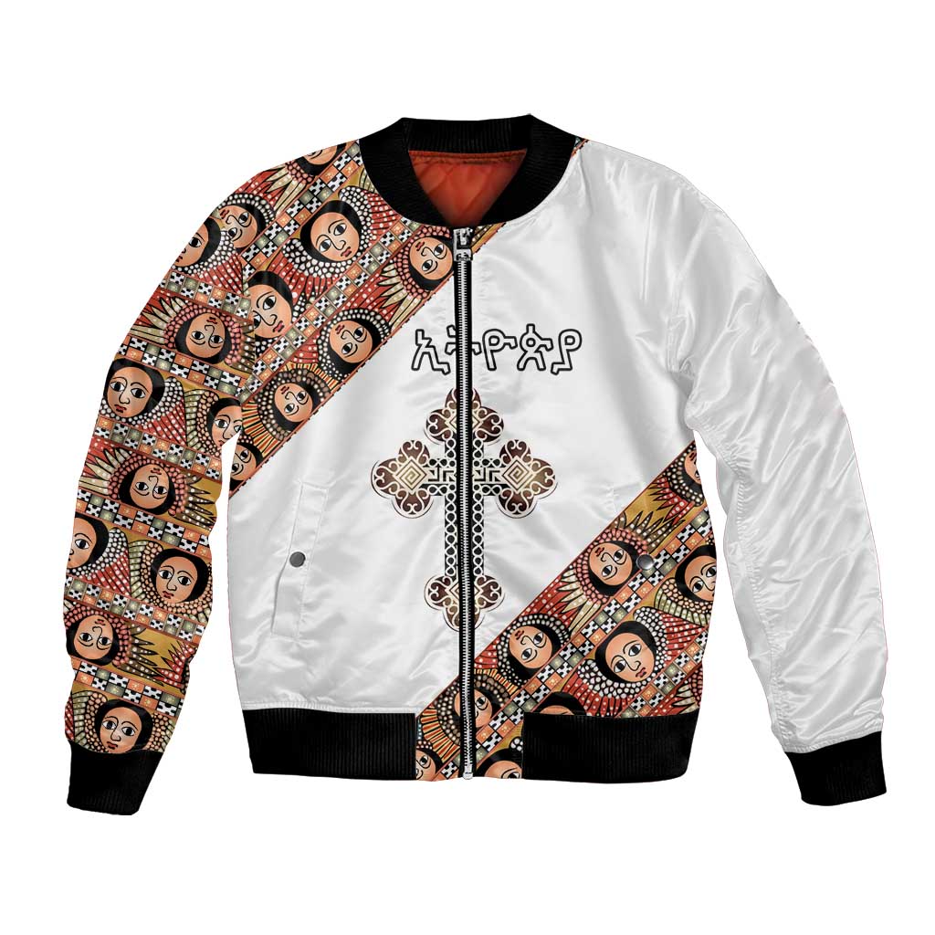 Personalized Ethiopian Orthodox Church Angel Bomber Jacket