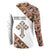 Personalized Ethiopian Orthodox Church Angel Button Sweatshirt