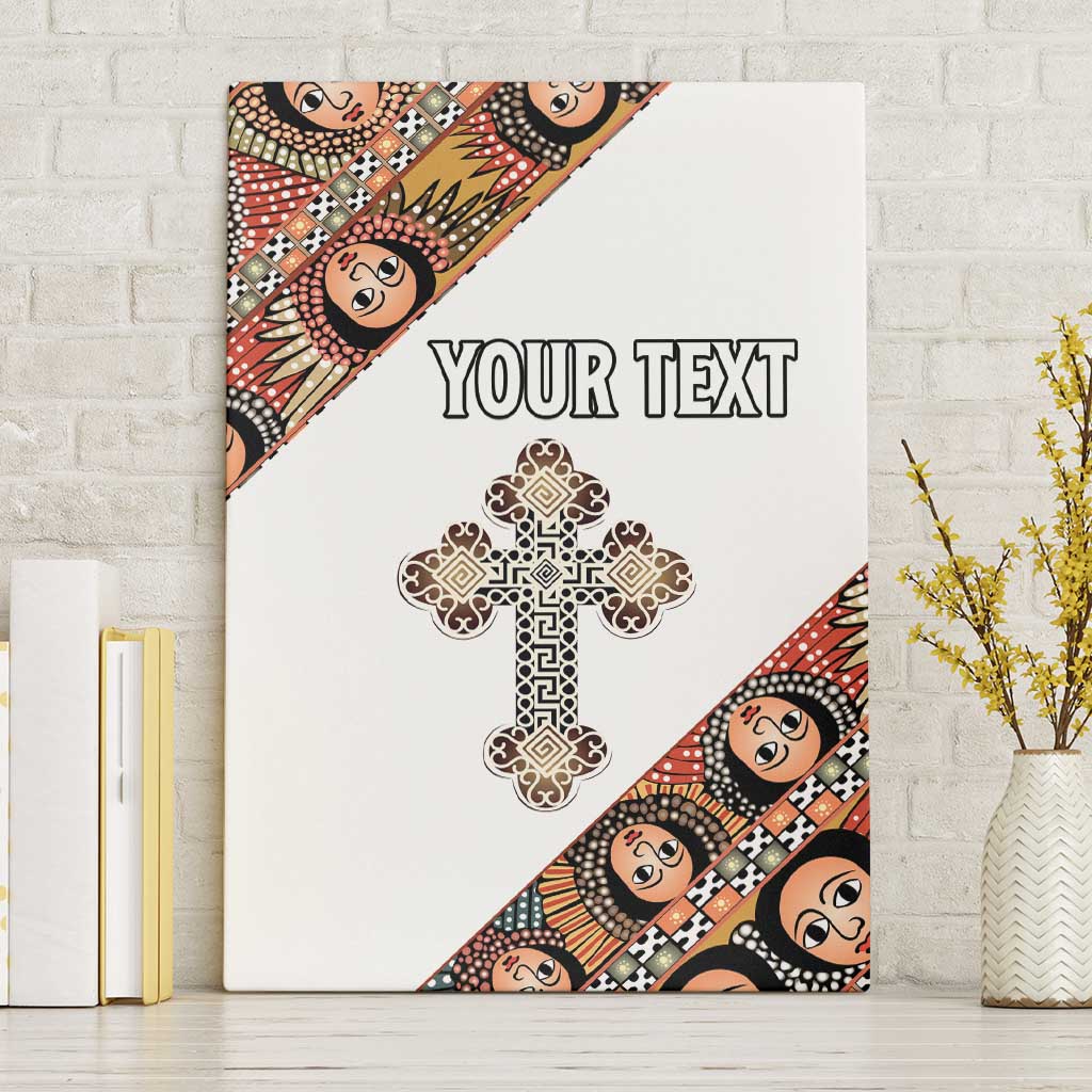 Personalized Ethiopian Orthodox Church Angel Canvas Wall Art