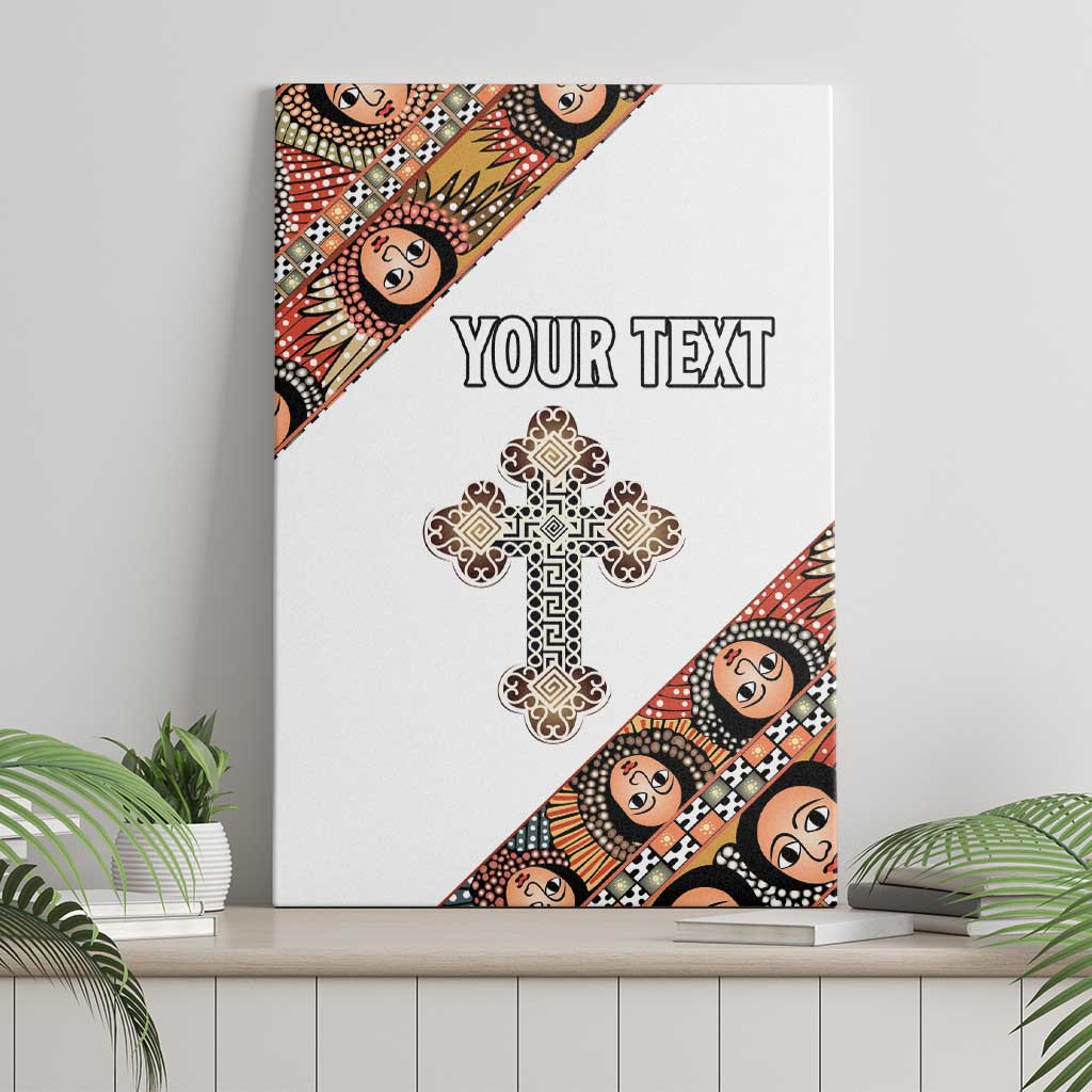 Personalized Ethiopian Orthodox Church Angel Canvas Wall Art