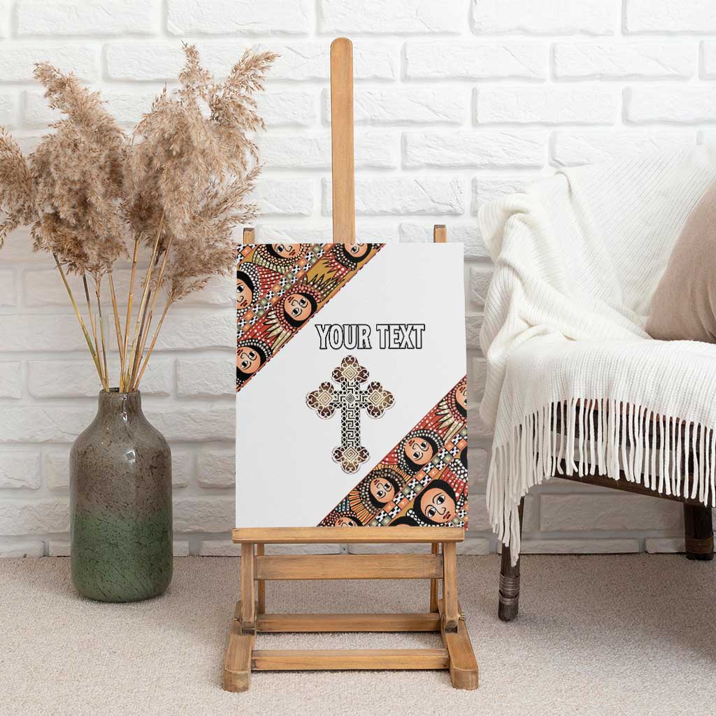 Personalized Ethiopian Orthodox Church Angel Canvas Wall Art