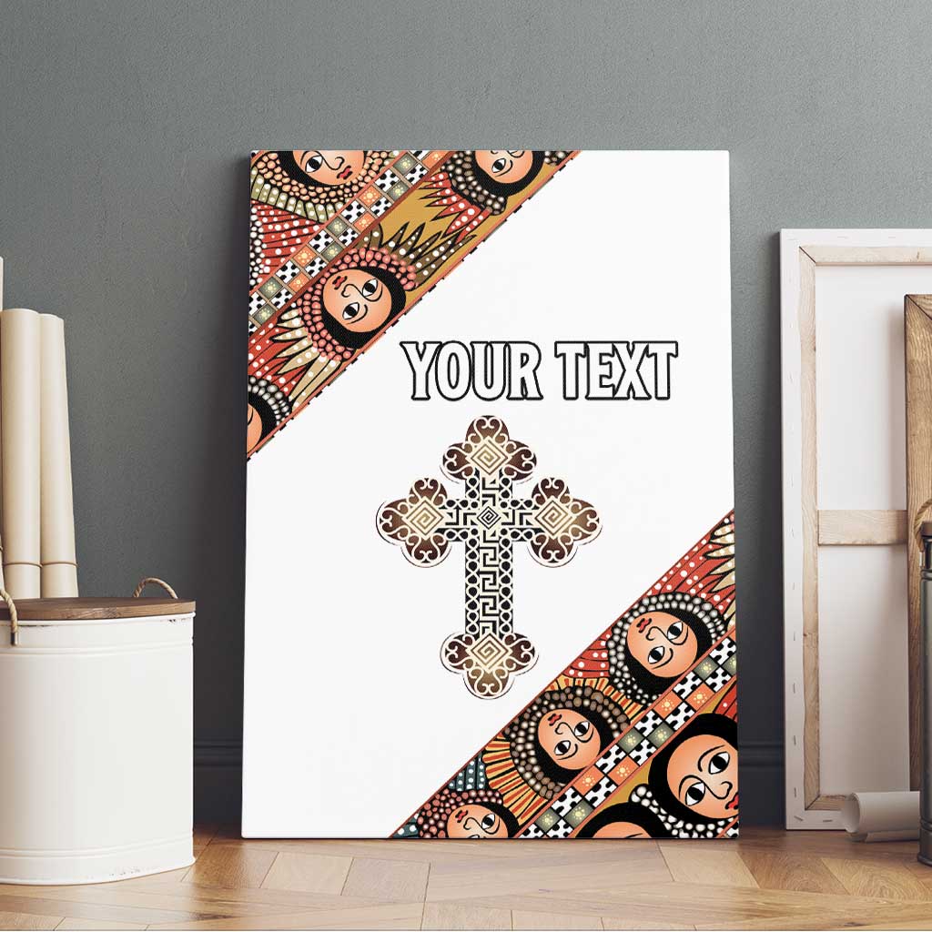 Personalized Ethiopian Orthodox Church Angel Canvas Wall Art