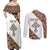 Personalized Ethiopian Orthodox Church Angel Couples Matching Off Shoulder Maxi Dress and Long Sleeve Button Shirt