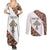 Personalized Ethiopian Orthodox Church Angel Couples Matching Summer Maxi Dress and Long Sleeve Button Shirt