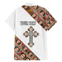 Personalized Ethiopian Orthodox Church Angel Family Matching Mermaid Dress and Hawaiian Shirt