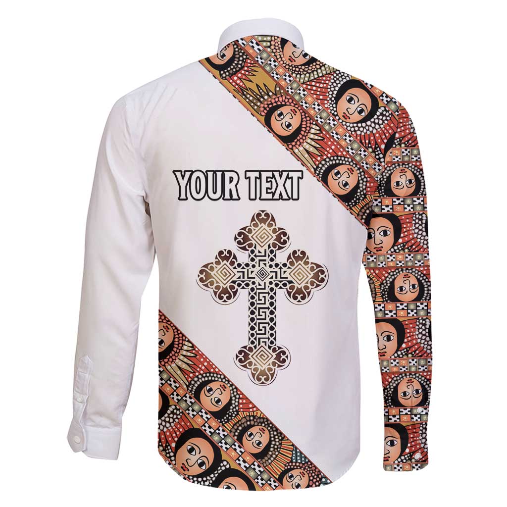 Personalized Ethiopian Orthodox Church Angel Family Matching Summer Maxi Dress and Hawaiian Shirt