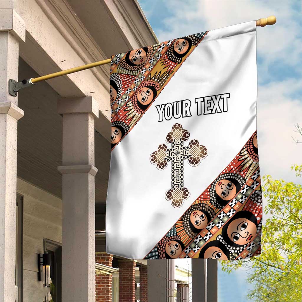 Personalized Ethiopian Orthodox Church Angel Garden Flag