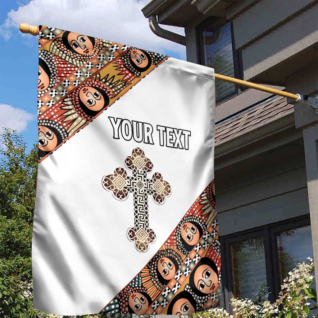 Personalized Ethiopian Orthodox Church Angel Garden Flag