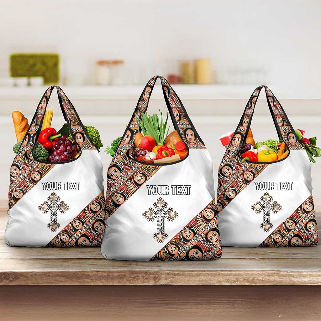 Personalized Ethiopian Orthodox Church Angel Grocery Bag