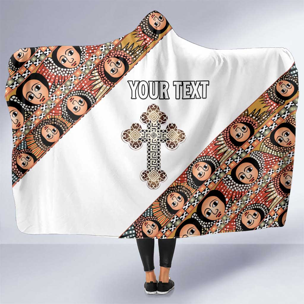 Personalized Ethiopian Orthodox Church Angel Hooded Blanket