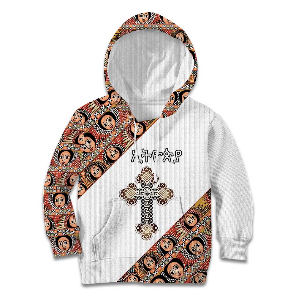 Personalized Ethiopian Orthodox Church Angel Kid Hoodie