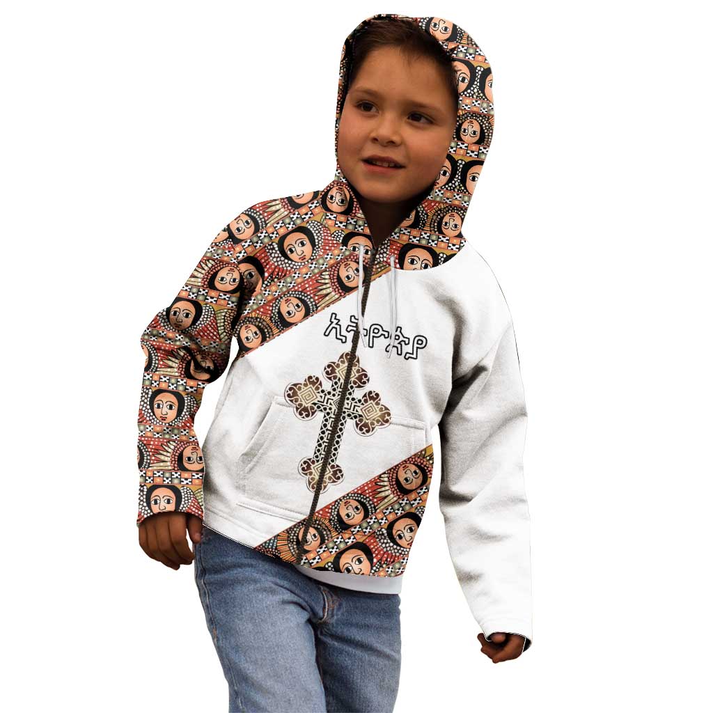 Personalized Ethiopian Orthodox Church Angel Kid Hoodie