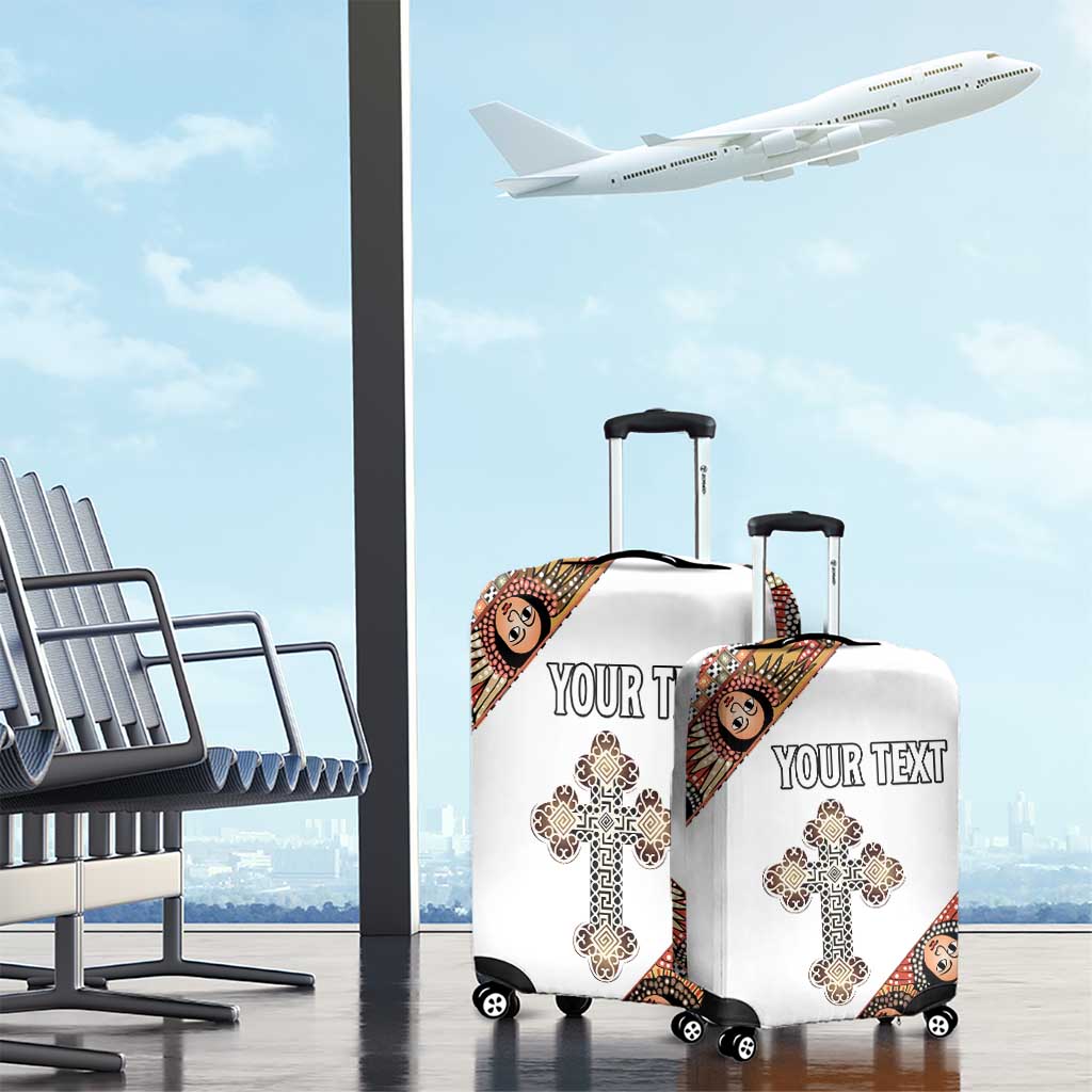Personalized Ethiopian Orthodox Church Angel Luggage Cover