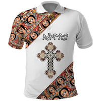 Personalized Ethiopian Orthodox Church Angel Polo Shirt