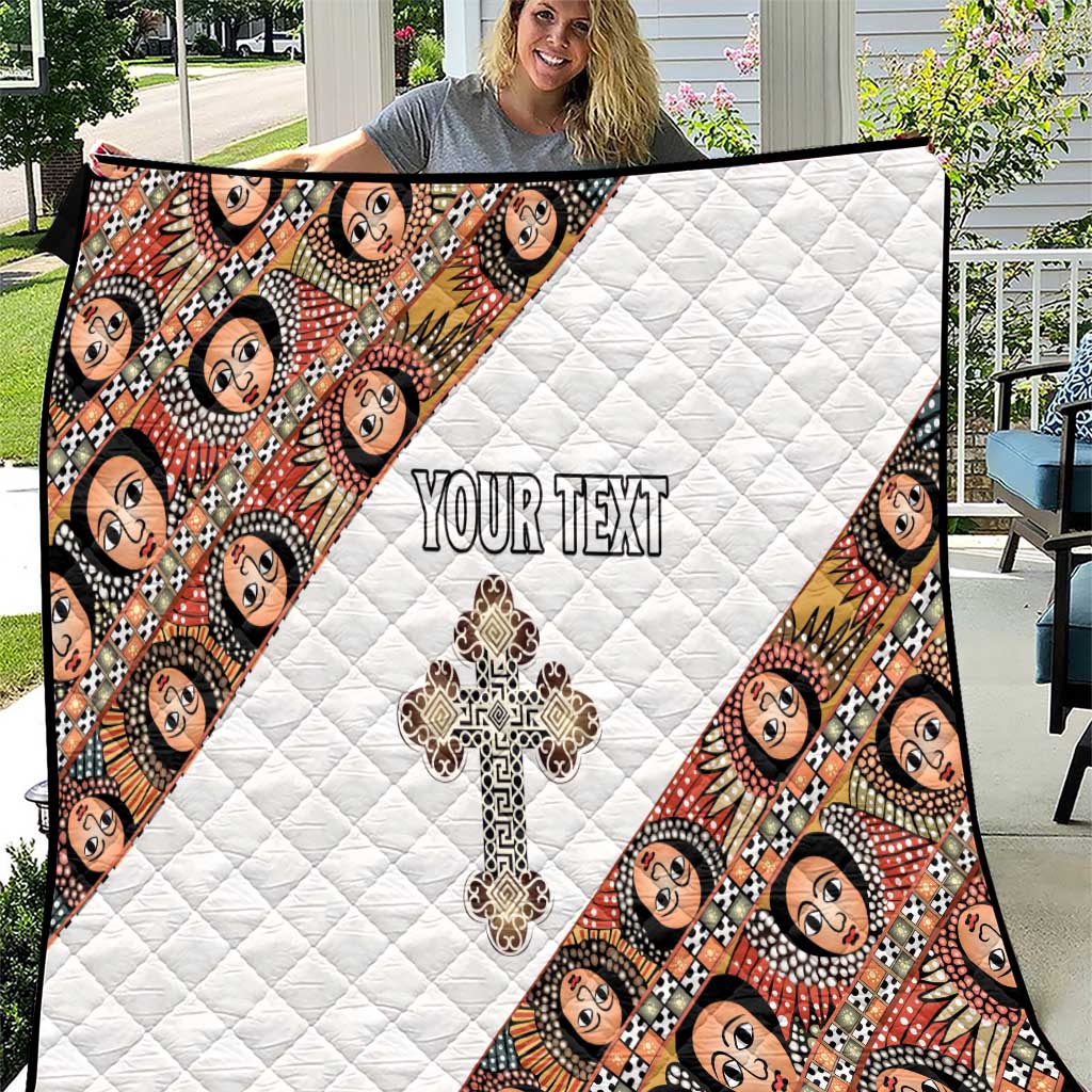 Personalized Ethiopian Orthodox Church Angel Quilt
