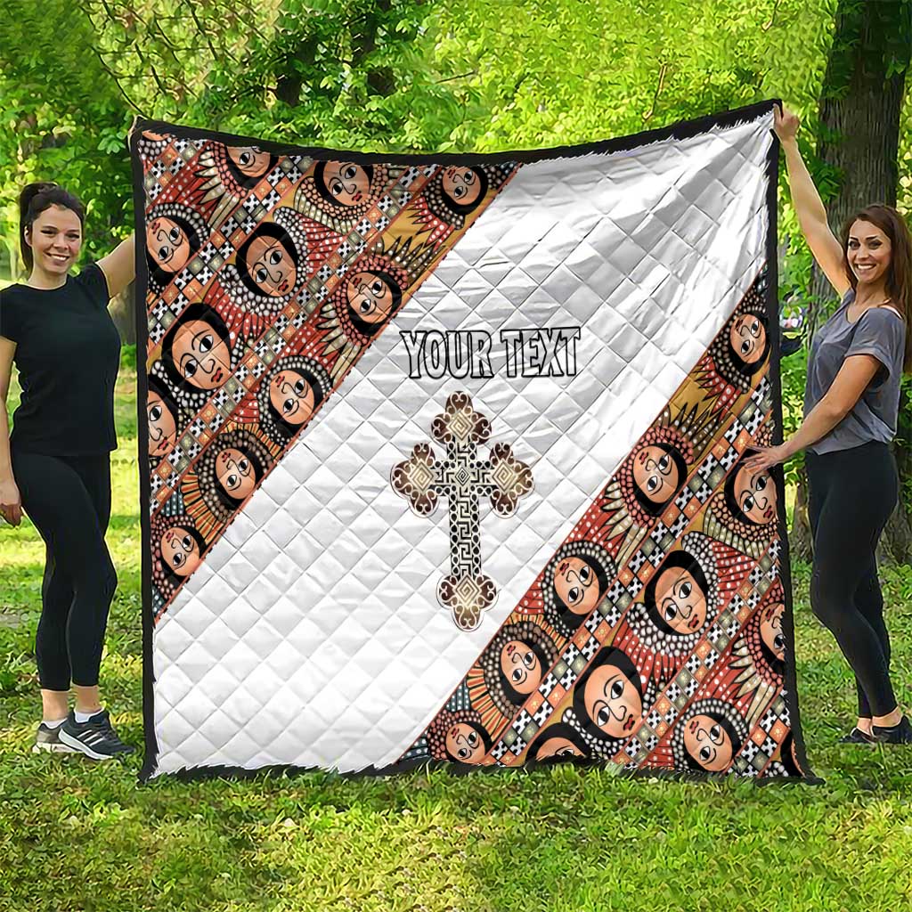 Personalized Ethiopian Orthodox Church Angel Quilt