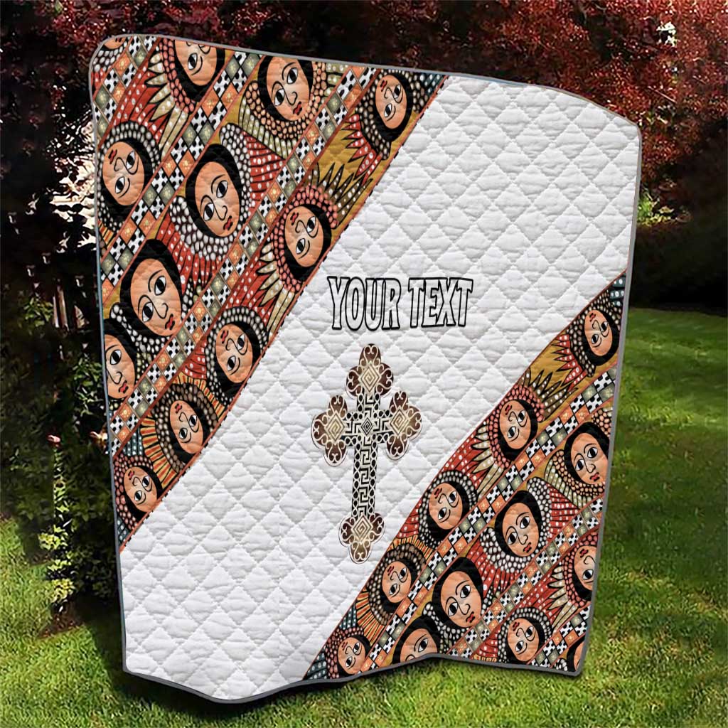 Personalized Ethiopian Orthodox Church Angel Quilt
