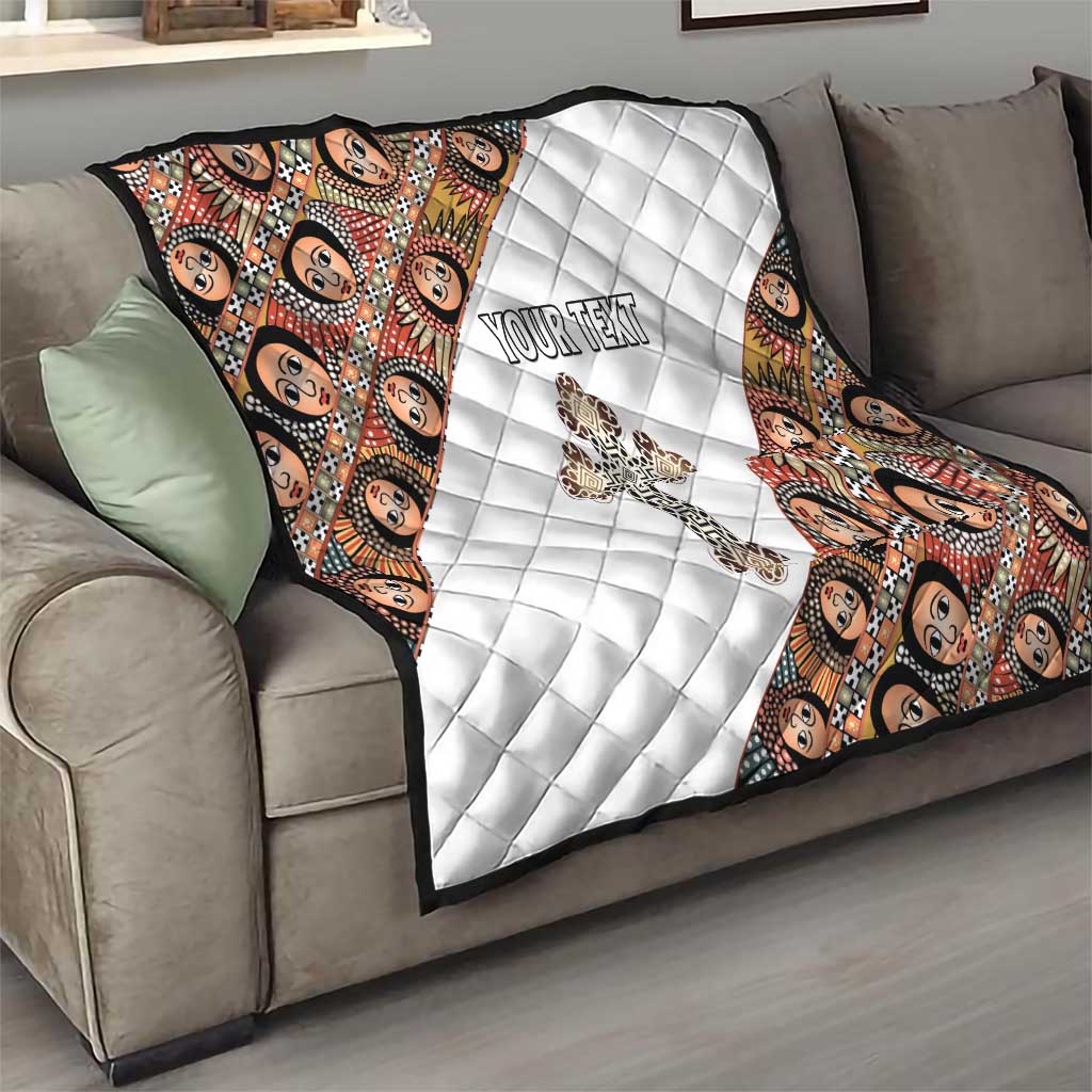 Personalized Ethiopian Orthodox Church Angel Quilt