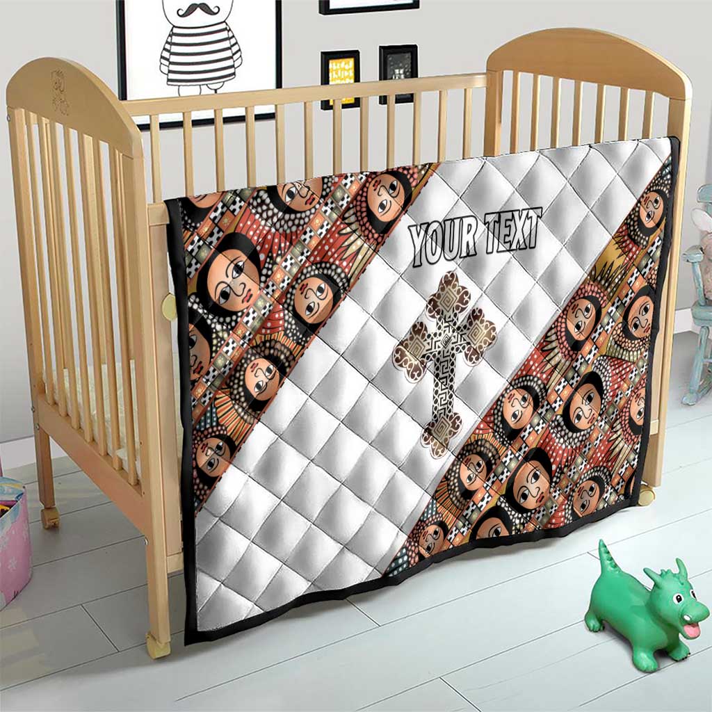 Personalized Ethiopian Orthodox Church Angel Quilt