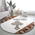 Personalized Ethiopian Orthodox Church Angel Round Carpet