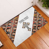 Personalized Ethiopian Orthodox Church Angel Rubber Doormat