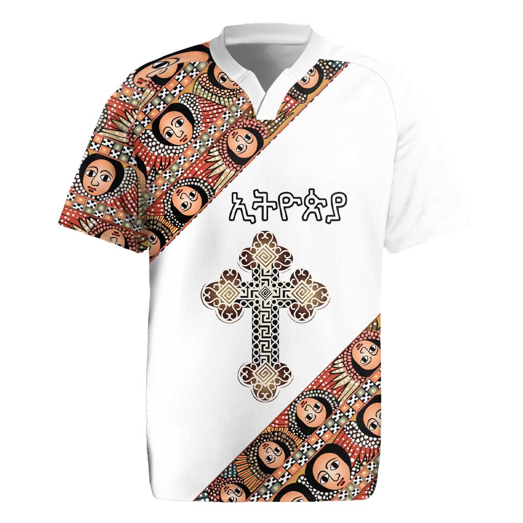 Personalized Ethiopian Orthodox Church Angel Rugby Jersey