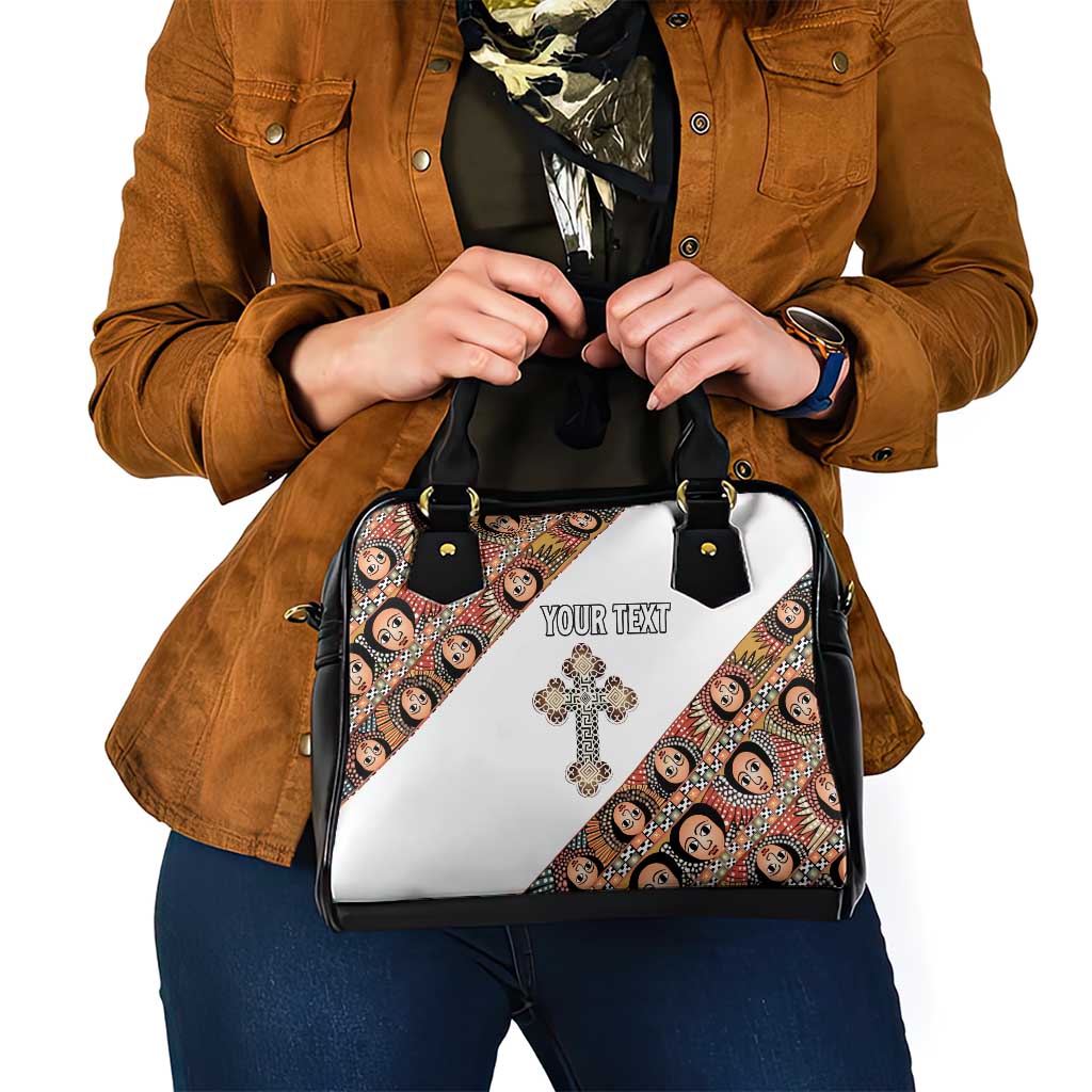 Personalized Ethiopian Orthodox Church Angel Shoulder Handbag