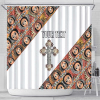 Personalized Ethiopian Orthodox Church Angel Shower Curtain
