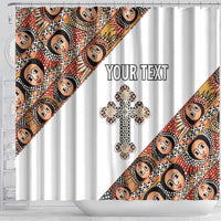 Personalized Ethiopian Orthodox Church Angel Shower Curtain