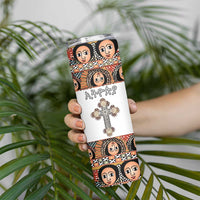 Personalized Ethiopian Orthodox Church Angel Skinny Tumbler