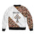 Personalized Ethiopian Orthodox Church Angel Sleeve Zip Bomber Jacket