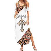 Personalized Ethiopian Orthodox Church Angel Summer Maxi Dress