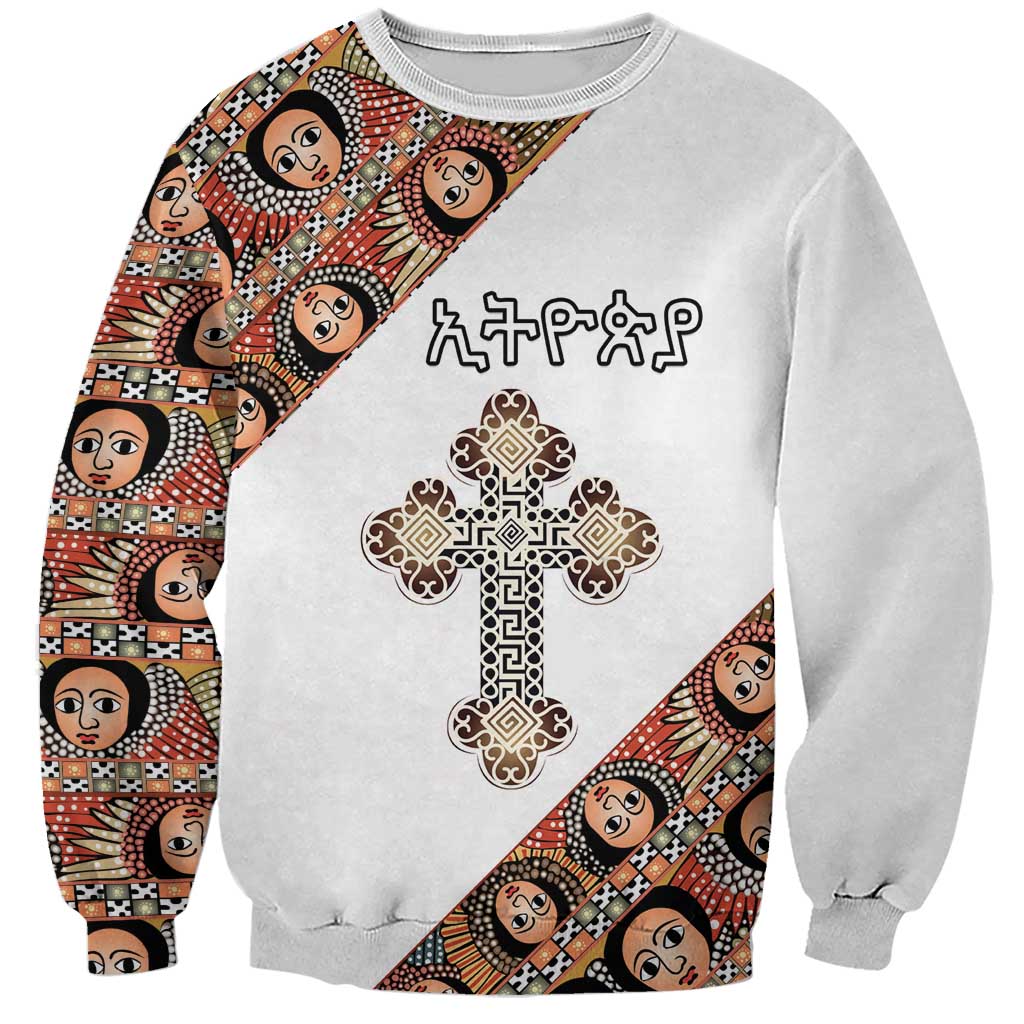 Personalized Ethiopian Orthodox Church Angel Sweatshirt