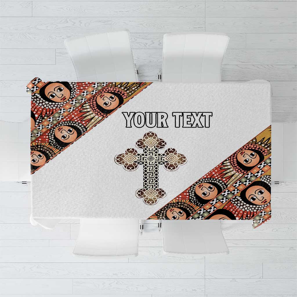Personalized Ethiopian Orthodox Church Angel Tablecloth