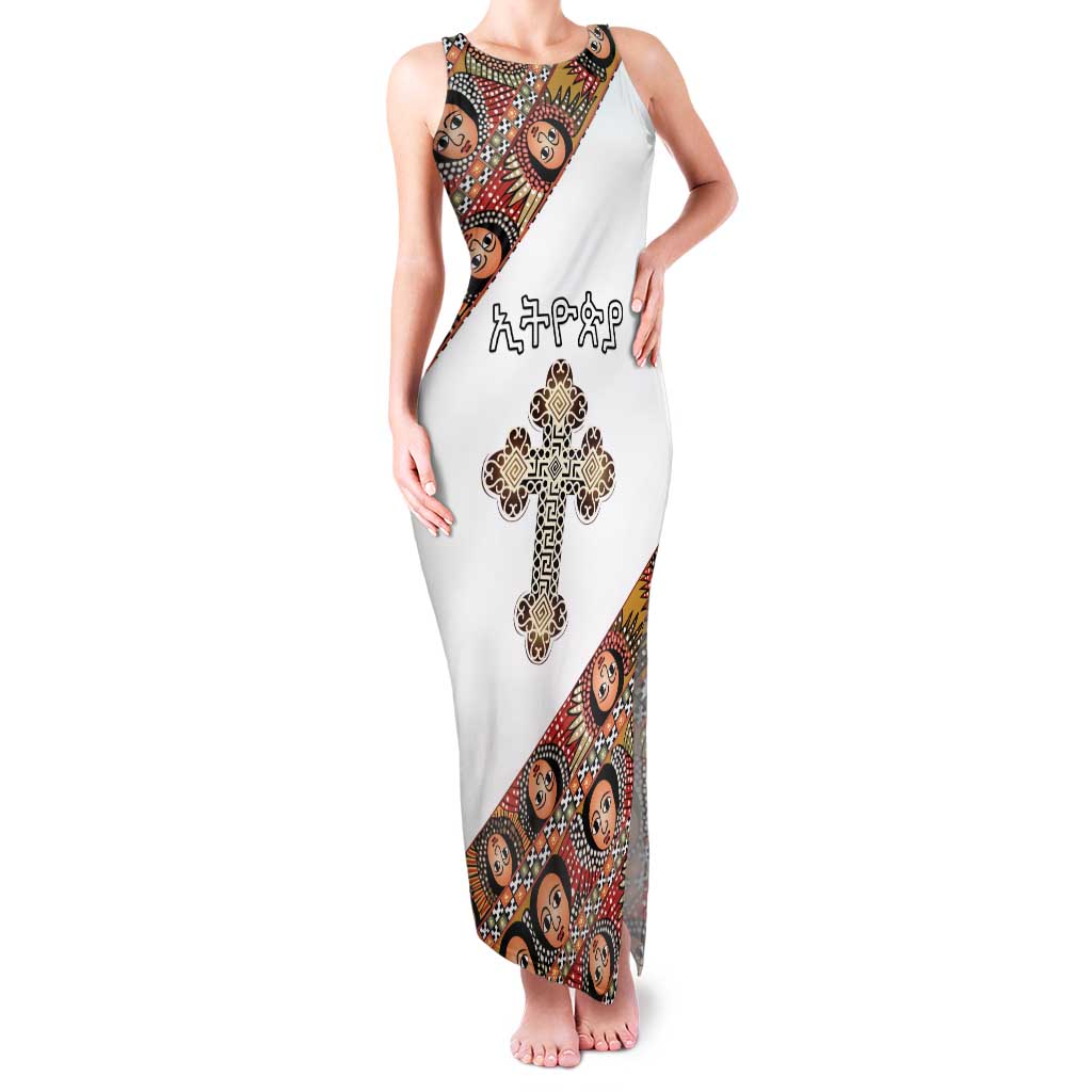 Personalized Ethiopian Orthodox Church Angel Tank Maxi Dress
