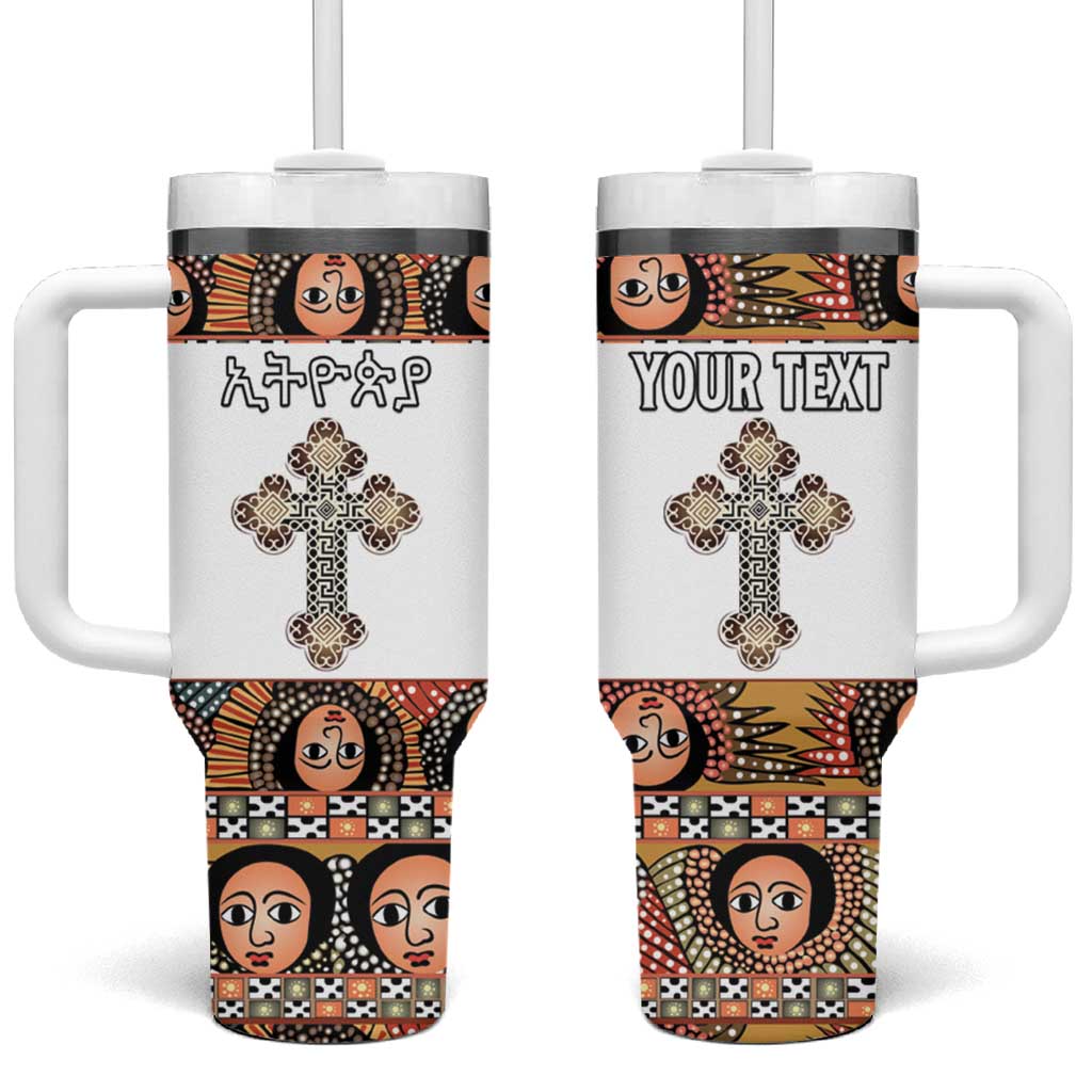 Personalized Ethiopian Orthodox Church Angel Tumbler With Handle