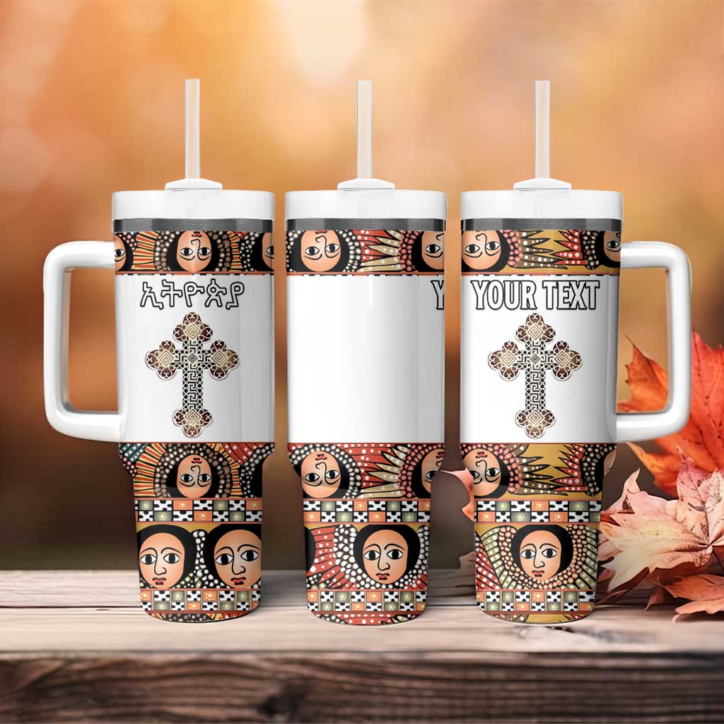 Personalized Ethiopian Orthodox Church Angel Tumbler With Handle